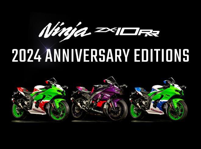 Kawasaki UK unveil three special colourways for the 2024 Ninja ZX-10RR